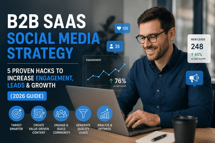 B2B SaaS Social Media Strategy: 5 Proven Hacks to Increase Engagement, Leads & Growth (2026 Guide)