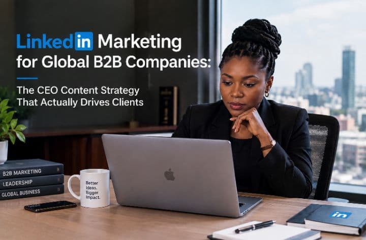 LinkedIn Marketing for Global B2B Companies: The CEO Content Strategy That Actually Drives Clients